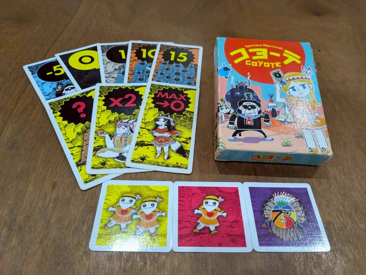 コヨーテの実物。ボードゲームカフェ ロンドン（吉祥寺）
