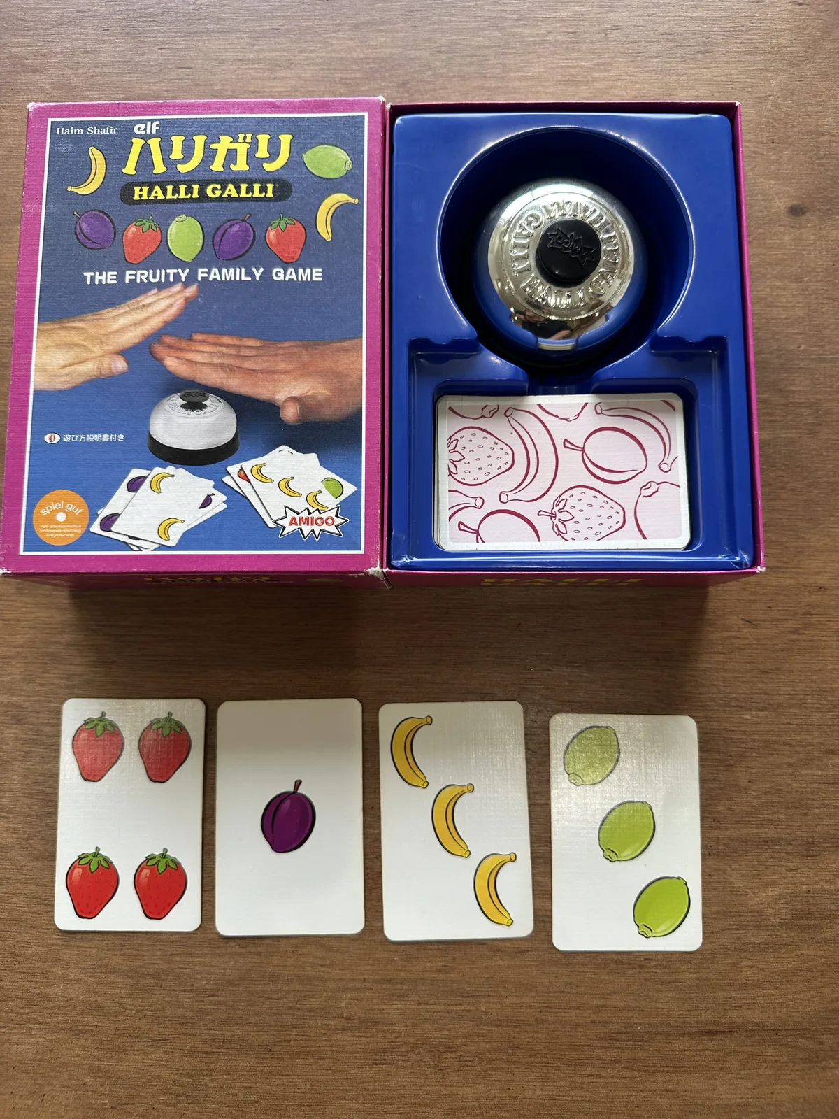 ハリガリの実物。ボードゲームカフェ ロンドン（吉祥寺）